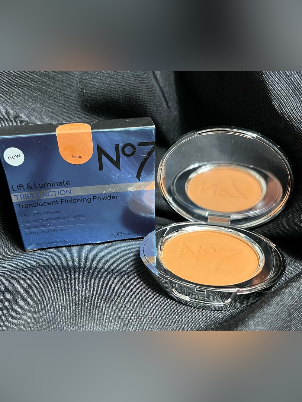No7 Translucent Finishing Powder - Deep (Warm Tan)